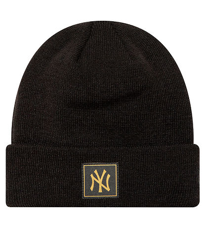 New Era Beanie - Knitted - New York Yankees - Metallic - Black New Era Beanie - Knitted - New York Yankees - Metallic - Black