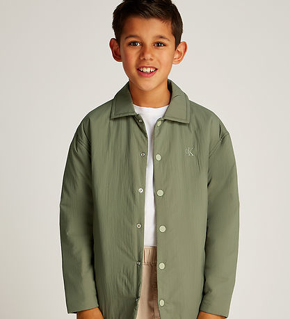 Calvin Klein Jacke - Dusty Olive Calvin Klein Jacke - Dusty Olive