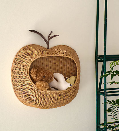 ferm Living Wall Storage - Apple - 49.6x16.1x52 cm - Natural