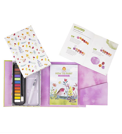 Tiger Tribe Colouring Set How To Paint - Watercolor Tiger Tribe Colouring Set How To Paint - Watercolor