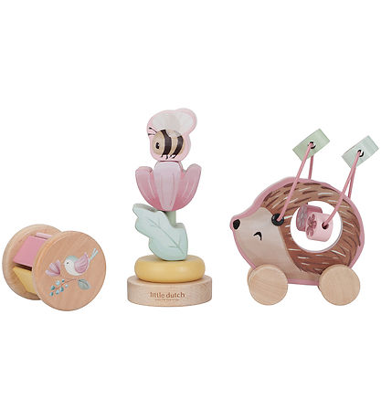 Little Dutch Gift Box - Wooden Toy - 3 pcs - Fairy Garden