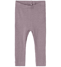 Name It Leggings - Noos - NbnKab - Elderberry/Melange Name It Leggings - Noos - NbnKab - Elderberry/Melange