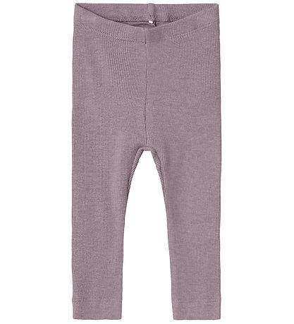 Name It Leggings - Noos - NbnKab - Elderberry/Melange Name It Leggings - Noos - NbnKab - Elderberry/Melange