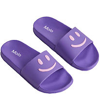 Molo Flip Flops - Zhappy - Purple Glow Molo Flip Flops - Zhappy - Purple Glow
