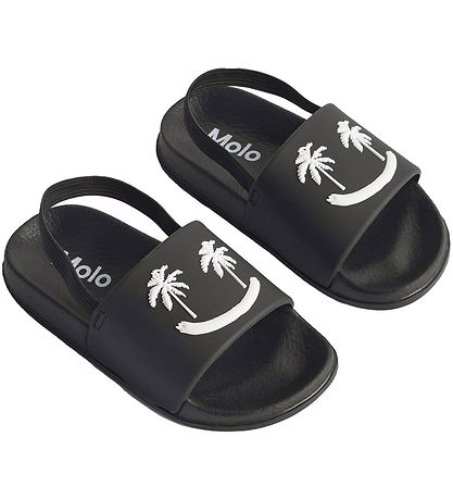 Molo Flip Flops - Zhappy - Black/Palms