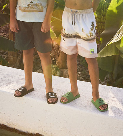 Sandales de Plage Molo - Zhappy - Noir/Palmiers Sandales de Plage Molo - Zhappy - Noir/Palmiers