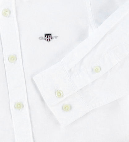 GANT Overhemd - Shield Oxford - Wit