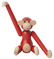 Kay Bojesen Träfigur - Apa - 9,5 cm - Vintage - Mini - Röd Kay Bojesen Träfigur - Apa - 9,5 cm - Vintage - Mini - Röd