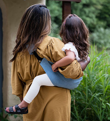 Wildride Baby Carrier - The Toddler Swing - Denim Blue