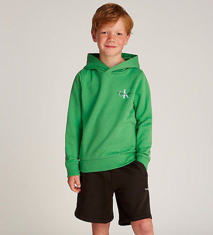 Calvin Klein Hoodie - Small Monogram - Vintage Green Calvin Klein Hoodie - Small Monogram - Vintage Green