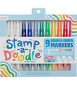 Recto-verso Marqueurs Magiques Ooly - 9 pces - Stamp-A-Doodle Recto-verso Marqueurs Magiques Ooly - 9 pces - Stamp-A-Doodle