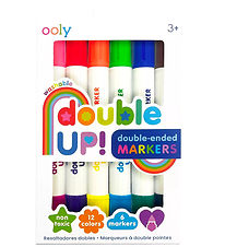 Recto-verso Marqueurs Magiques Ooly - Double En haut ! - 6 pièce Recto-verso Marqueurs Magiques Ooly - Double En haut ! - 6 pièce