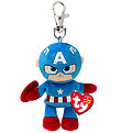 Ty Avaimenperä M. Pehmolelu - Beanie Vauvat - 10 cm - Marvel Kap Ty Avaimenperä M. Pehmolelu - Beanie Vauvat - 10 cm - Marvel Kap