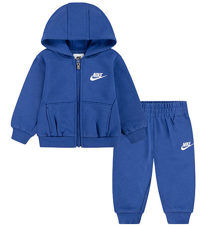 Nike Sweat Set - Cardigan/Sweatpants - Game Royal