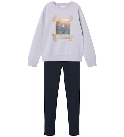 Name It Sweat Set - Sweatshirt/Sweatpants - NkfOliana - Orchid P