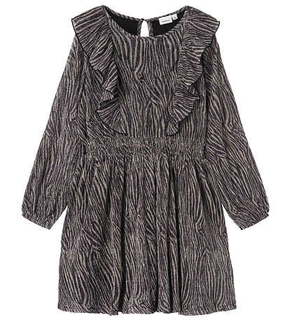 Name It Dress - NkfFrisari - Black/Zebra