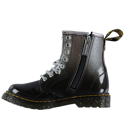 Dr. Martens Boots - 1460 Glitter J - Silver/Black