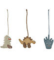 OYOY Clip Toy - 3 pcs - Dino - Beige/Saffron/Aqua Blue OYOY Clip Toy - 3 pcs - Dino - Beige/Saffron/Aqua Blue