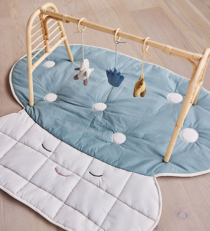 OYOY Aufhängung - 3 st. - Dino - Beige/Safran/Aqua Blue