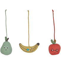 Jouet Suspendu OYOY - 3 pièces - Fruits - Yellow/Rouge/Green Jouet Suspendu OYOY - 3 pièces - Fruits - Yellow/Rouge/Green