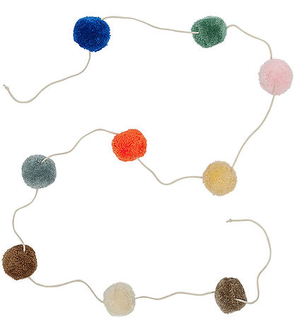 OYOY Garland - Pom Pom - 300 cm - Multi OYOY Garland - Pom Pom - 300 cm - Multi