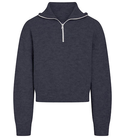 Grunt Blouse - Knitted - GrSuso - Charcoal Melange