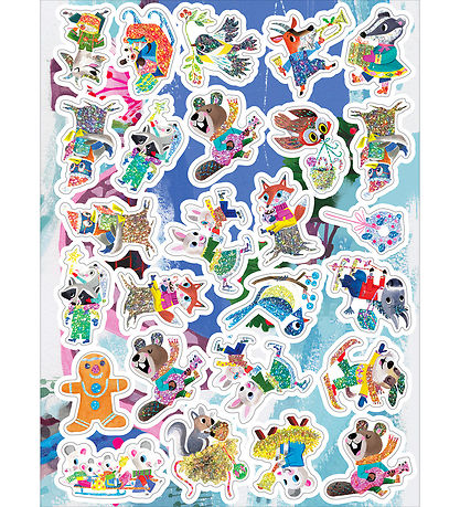 Eeboo Sticker Book - 200+ pcs - Christmas I The Forest Eeboo Sticker Book - 200+ pcs - Christmas I The Forest