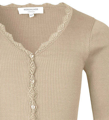 Rosemunde Cardigan - RKBeatha - Rib - Silver Voering m. Veter