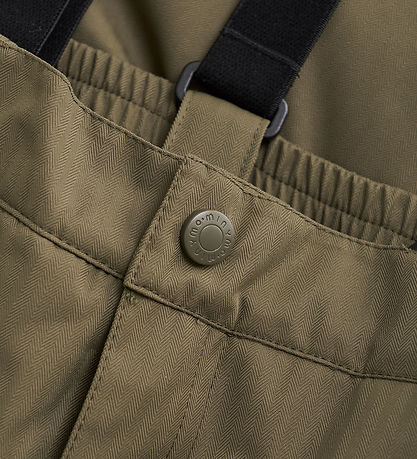 Minymo Ski Pants w. Suspenders - Canteen