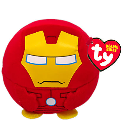 Ty Soft Toy - Beanie Balls - 9 cm - Marvel Iron Man Ty Soft Toy - Beanie Balls - 9 cm - Marvel Iron Man