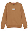 Tommy Hilfiger Sweatshirt - Monotype 1985 Label - Hickory Tommy Hilfiger Sweatshirt - Monotype 1985 Label - Hickory