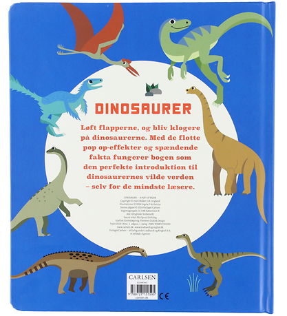 Forlaget Carlsen Pop Upp Bok - Dinosaurier