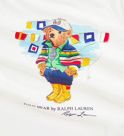 Polo Ralph Lauren T-shirt - White w. Soft Toy