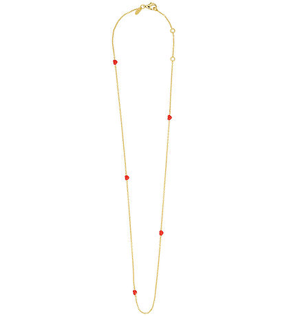 Design Letters Necklace - Little BIG Love - Gold/Red Design Letters Necklace - Little BIG Love - Gold/Red