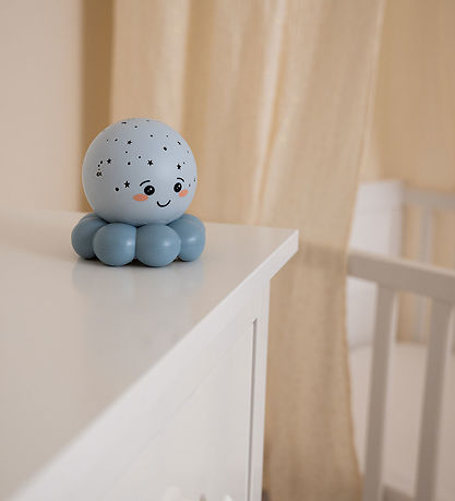 Cloud-B Night Lamp - Twinkles To Go Octo - 12x12 cm - Pastel Blu Cloud-B Night Lamp - Twinkles To Go Octo - 12x12 cm - Pastel Blu