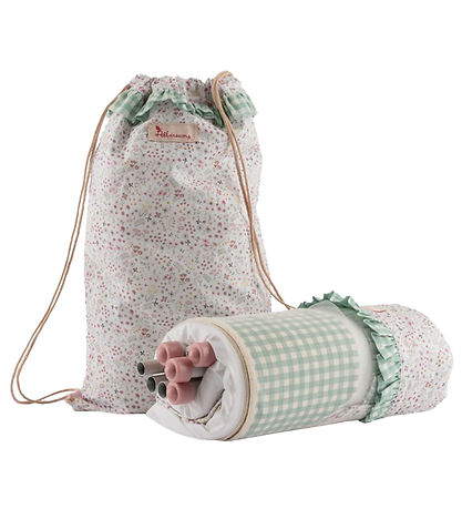 Asi 인형 소품 - 여행용 침대 - 36-46cm - 녹색