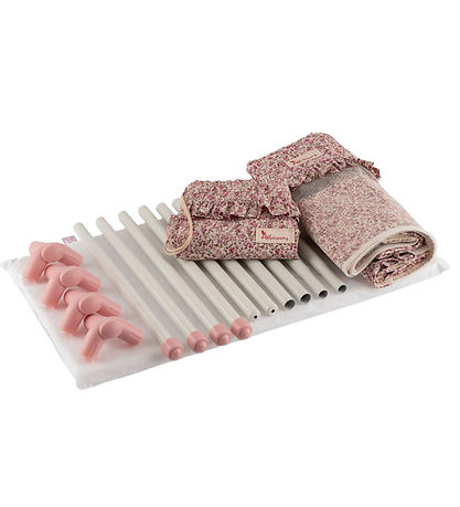 Asi 인형 소품 - 여행용 침대 - 36-46cm - 핑크