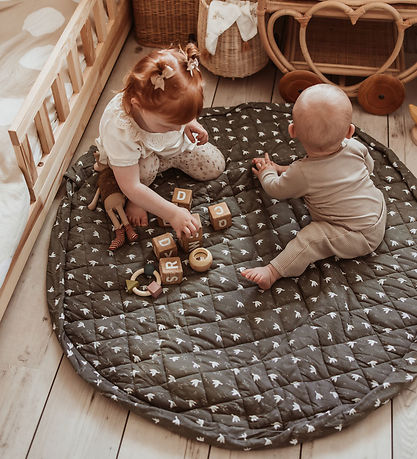 Play&Go Leikfangateppi - Ø120 cm - Soft Organic - Bird