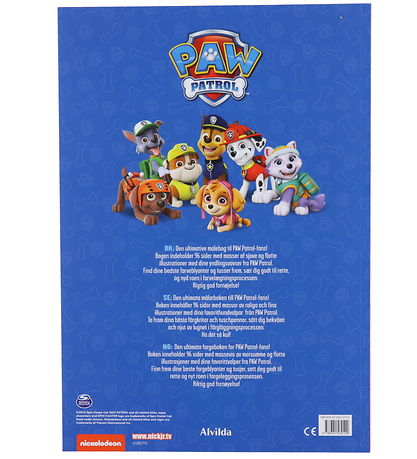Alvilda Colouring Book - Paw Patrol