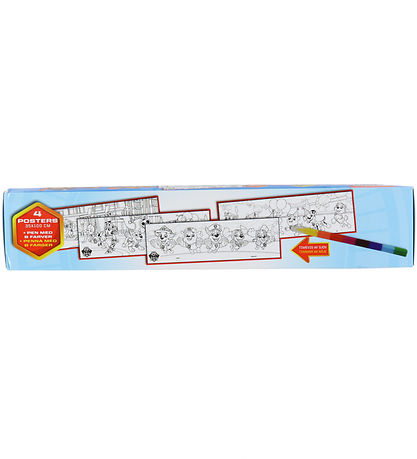 Alvilda Posters - Paw Patrol Box w. 4 Giant Posters