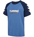 Hummel T-paita - hmlJr Logo - hollanti Blue