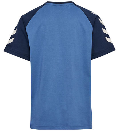 Hummel T-shirt - hmlJr Logo - Dutch Blue Hummel T-shirt - hmlJr Logo - Dutch Blue