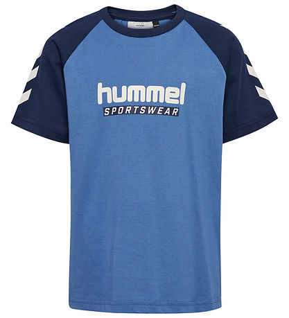 Hummel T-shirt - hmlJr Logo - Dutch Blue Hummel T-shirt - hmlJr Logo - Dutch Blue