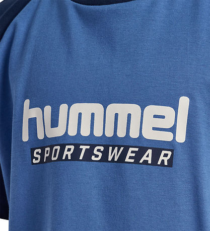 Hummel T-shirt - hmlJr Logo - Dutch Blue Hummel T-shirt - hmlJr Logo - Dutch Blue