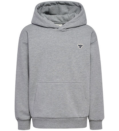 Hummel Kapuzenpullover - hmlJr Loose Hoodie - Grey Melange