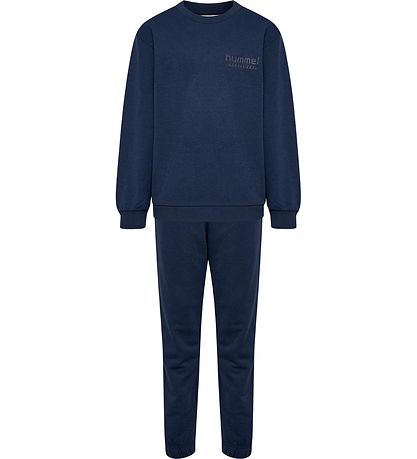 Hummel Sweat Set - hmlJR Base - Dress Blue Hummel Sweat Set - hmlJR Base - Dress Blue