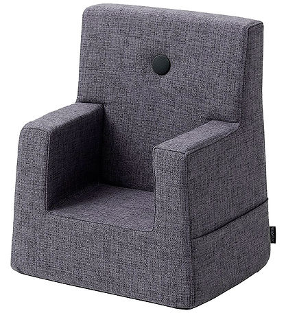 by KlipKlap Armchair - Kids Chair - 50x43x33 cm - Blue Grey w. G