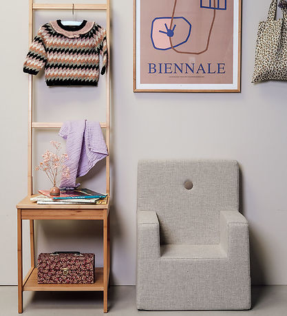 by KlipKlap Armchair - Kids Chair XL - Beige w. Sand