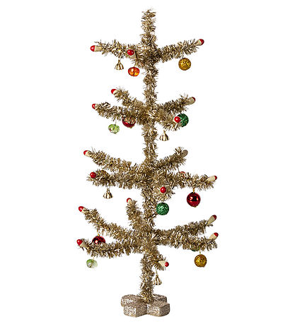 Maileg Christmas tree - Gold - Red and Green Decoration