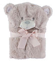 Nørgaard Madsens Blanket w. Teddy bear head - 75x95 cm - Beige Nørgaard Madsens Blanket w. Teddy bear head - 75x95 cm - Beige